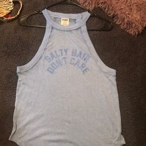 Pink “razor back tank”